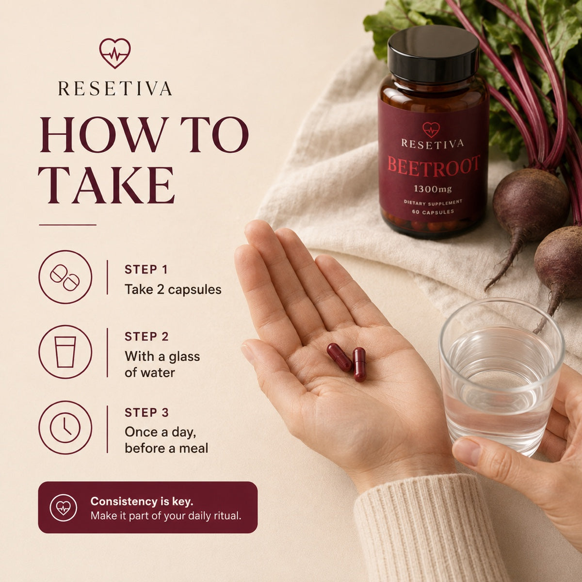 How to take Resetiva Beetroot