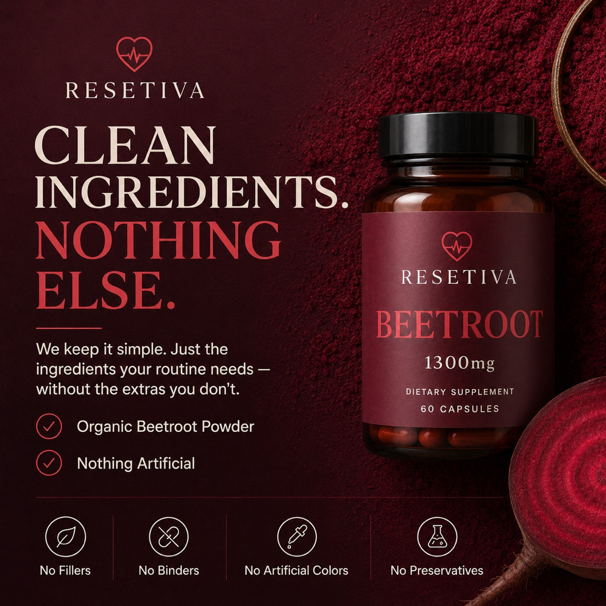 Clean ingredients, nothing else
